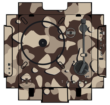 Numark PT 01 incl. Sides Skin Camo Desert